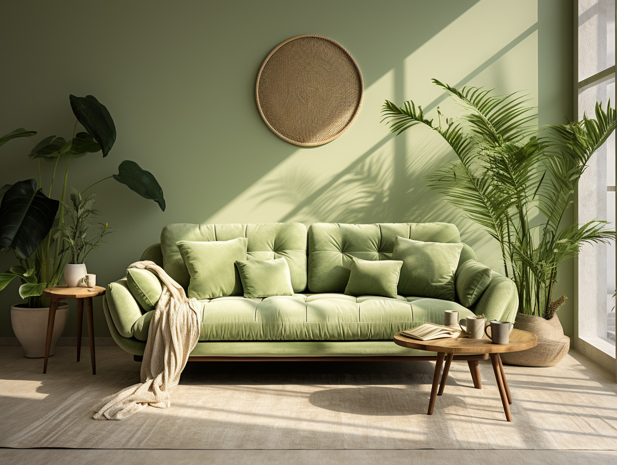 salon vert sauge